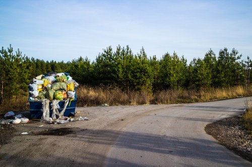 Construction site debris removal